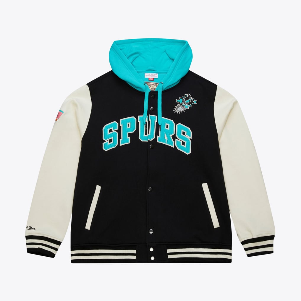 Mitchell & Ness サンアントニオ・スパーズ コートサイド フリース 