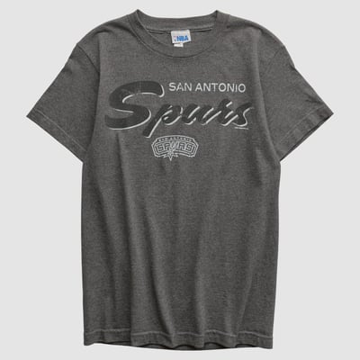 San Antonio Spurs NBA 2010s T-shirt - Charcoal - XS by Fanatics Real Vintage