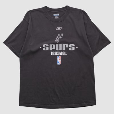 San Antonio Spurs Reebok 2000s T-shirt - Black - L by Fanatics Real Vintage
