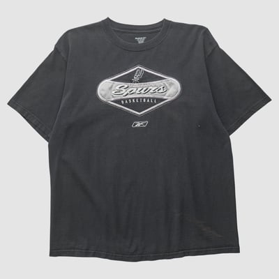 San Antonio Spurs Reebok 2010s T-shirt - Black - L by Fanatics Real Vintage