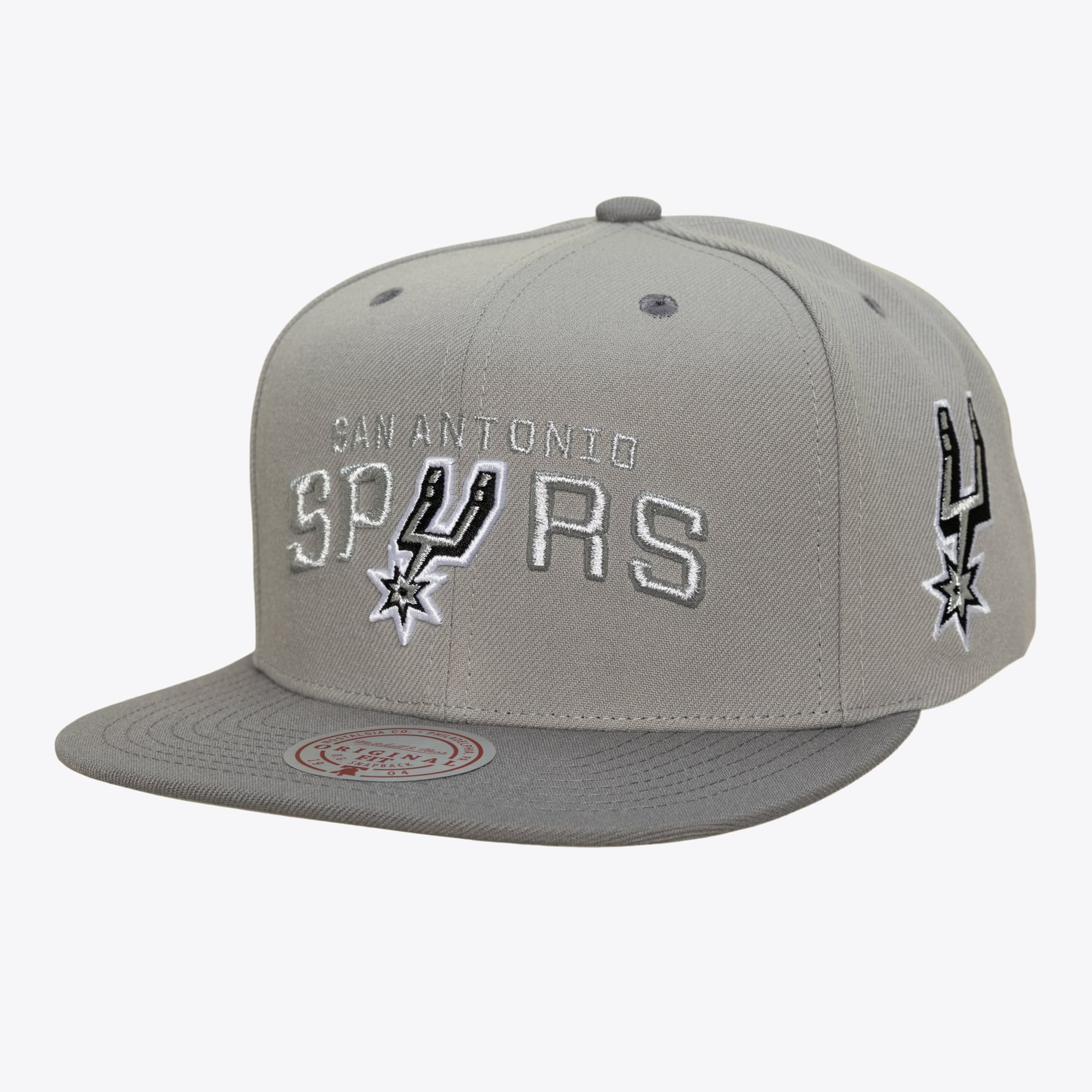 San Antonio Spurs Silver/Gray Legendary Away Snapback Hat