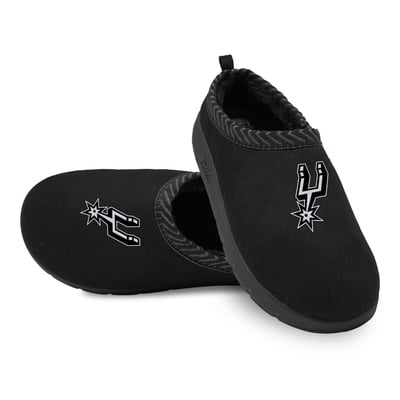 San Antonio Spurs ISlide Unisex Primary Logo Mission Slippers - Black
