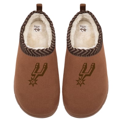 San Antonio Spurs ISlide Unisex Tonal Logo Mission Slipper - Tan
