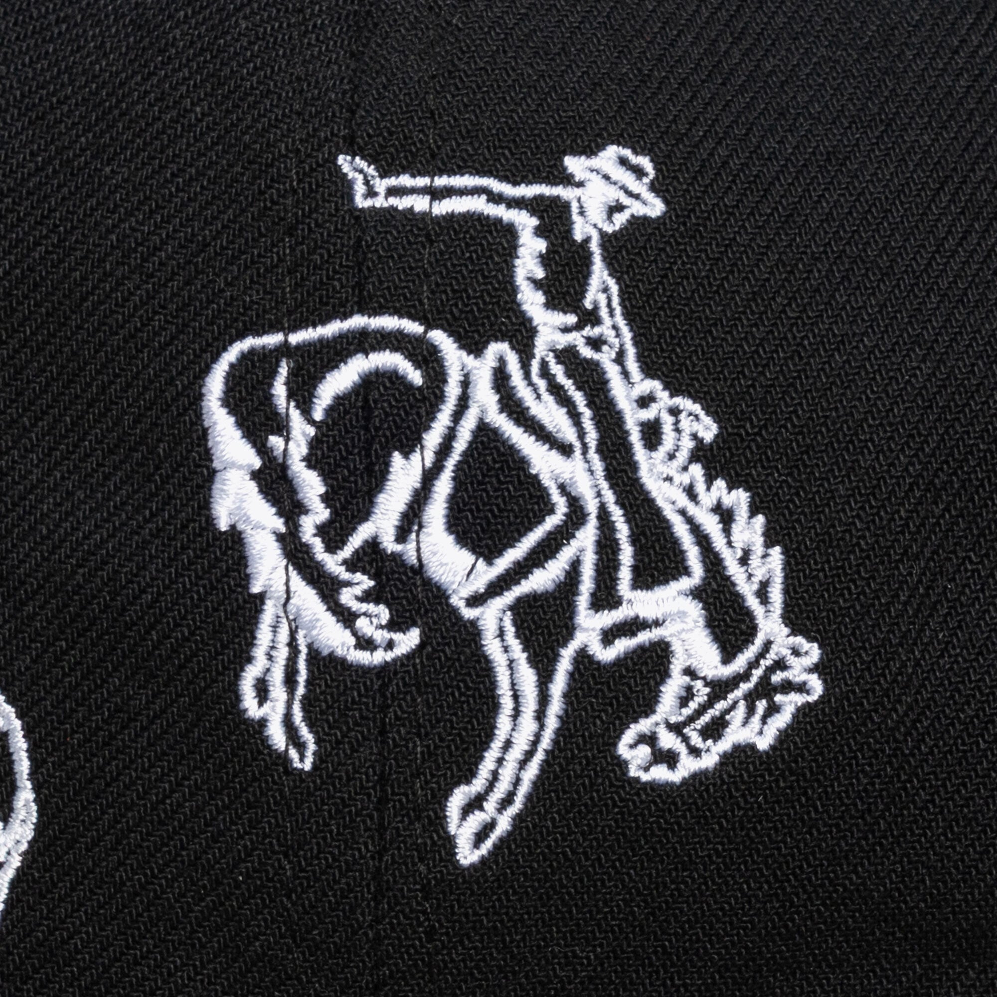 Casquette unisexe Mitchell & Ness San Antonio Spurs Hardwood Classics Downtown Doodle Pro noire