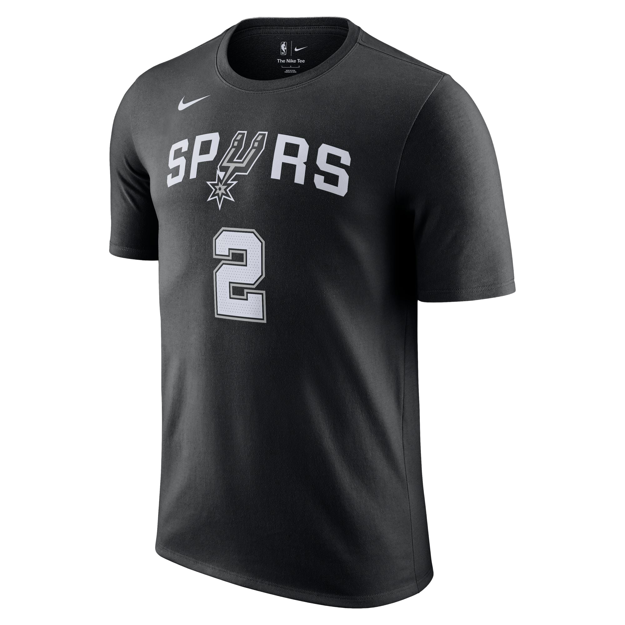 Unisex Nike Dylan Harper Black San Antonio Spurs Name & Number T-Shirt