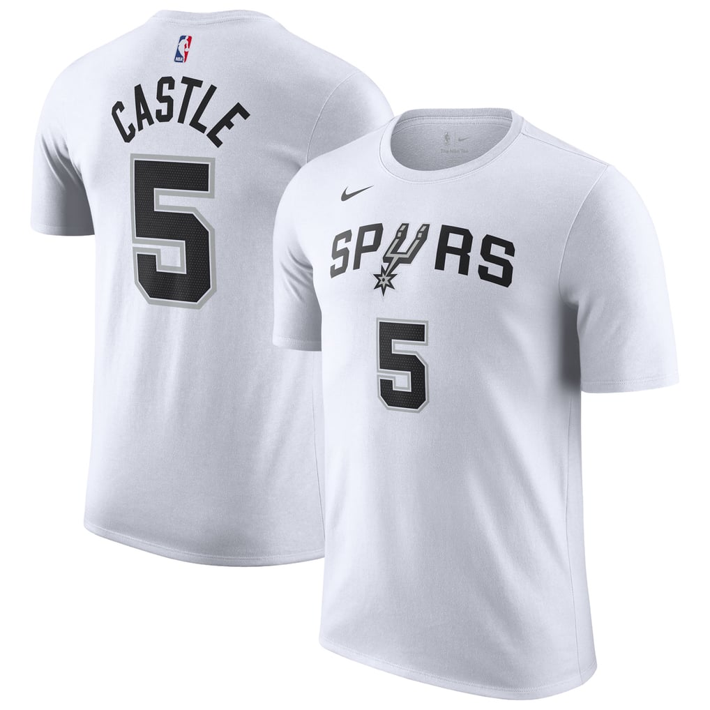 Stephon Castle San Antonio Spurs Nike Unisex Name & Number T-Shirt - White