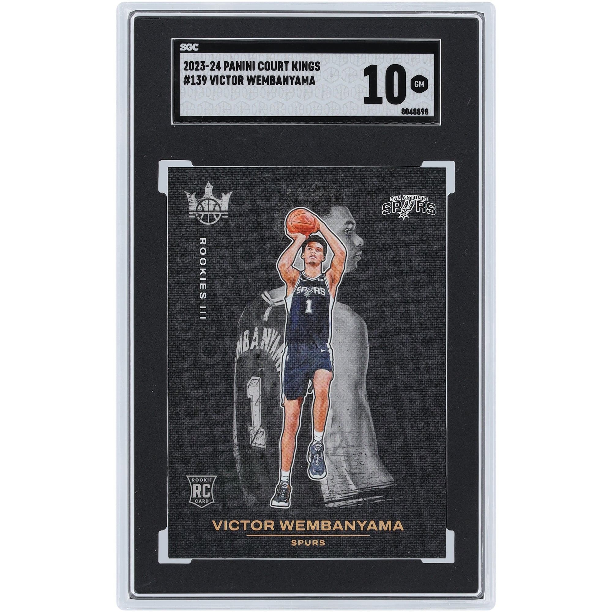 Victor Wembanyama San Antonio Spurs 2023-24 Panini Court Kings 