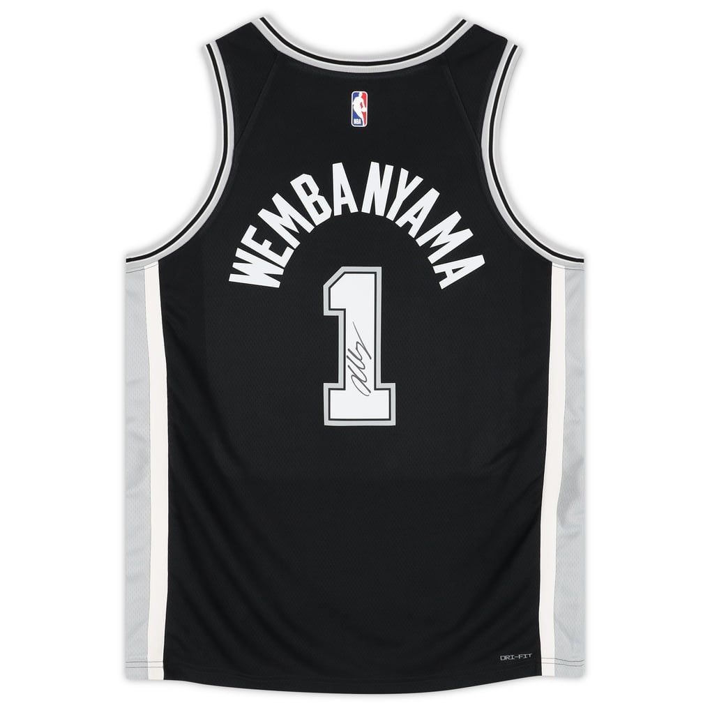 Victor Wembanyama San Antonio Spurs Autographed Nike Icon Swingman 
