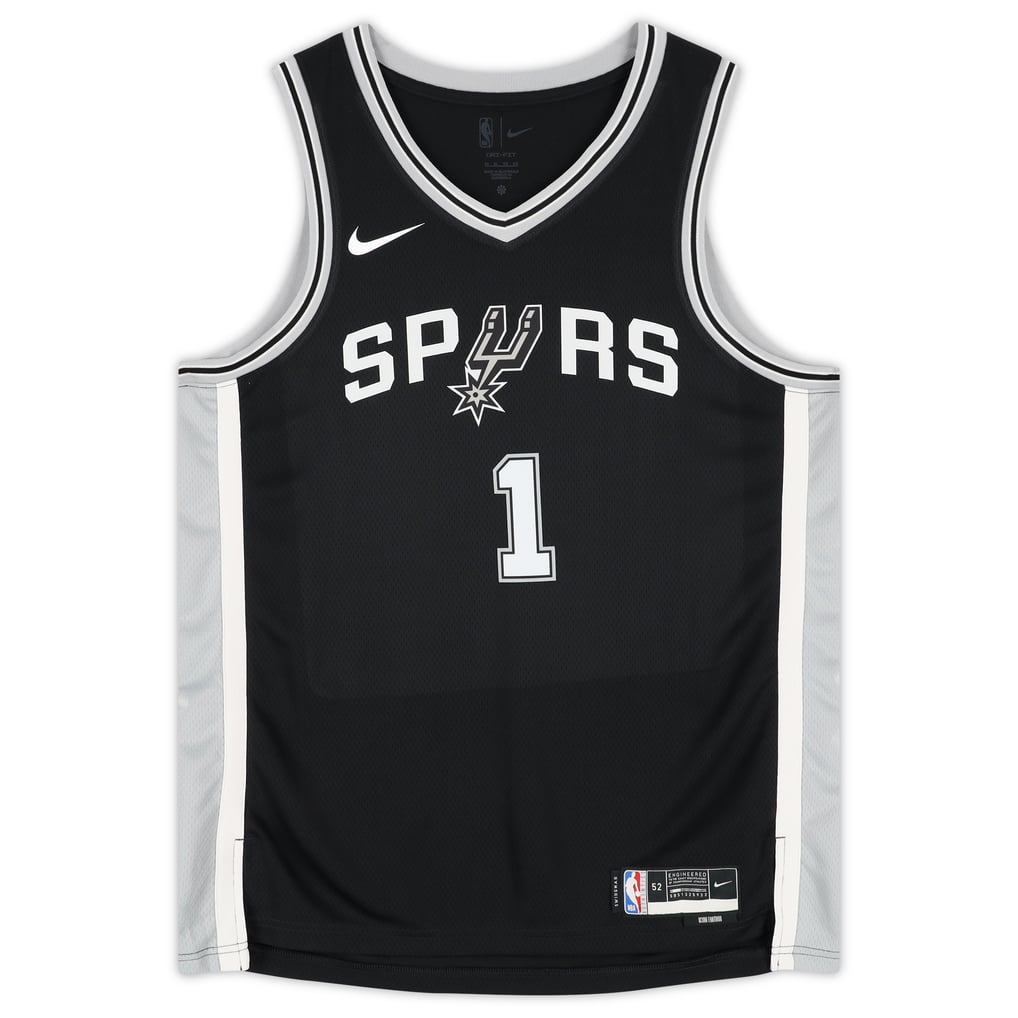 Victor Wembanyama San Antonio Spurs Autographed Nike Icon Swingman