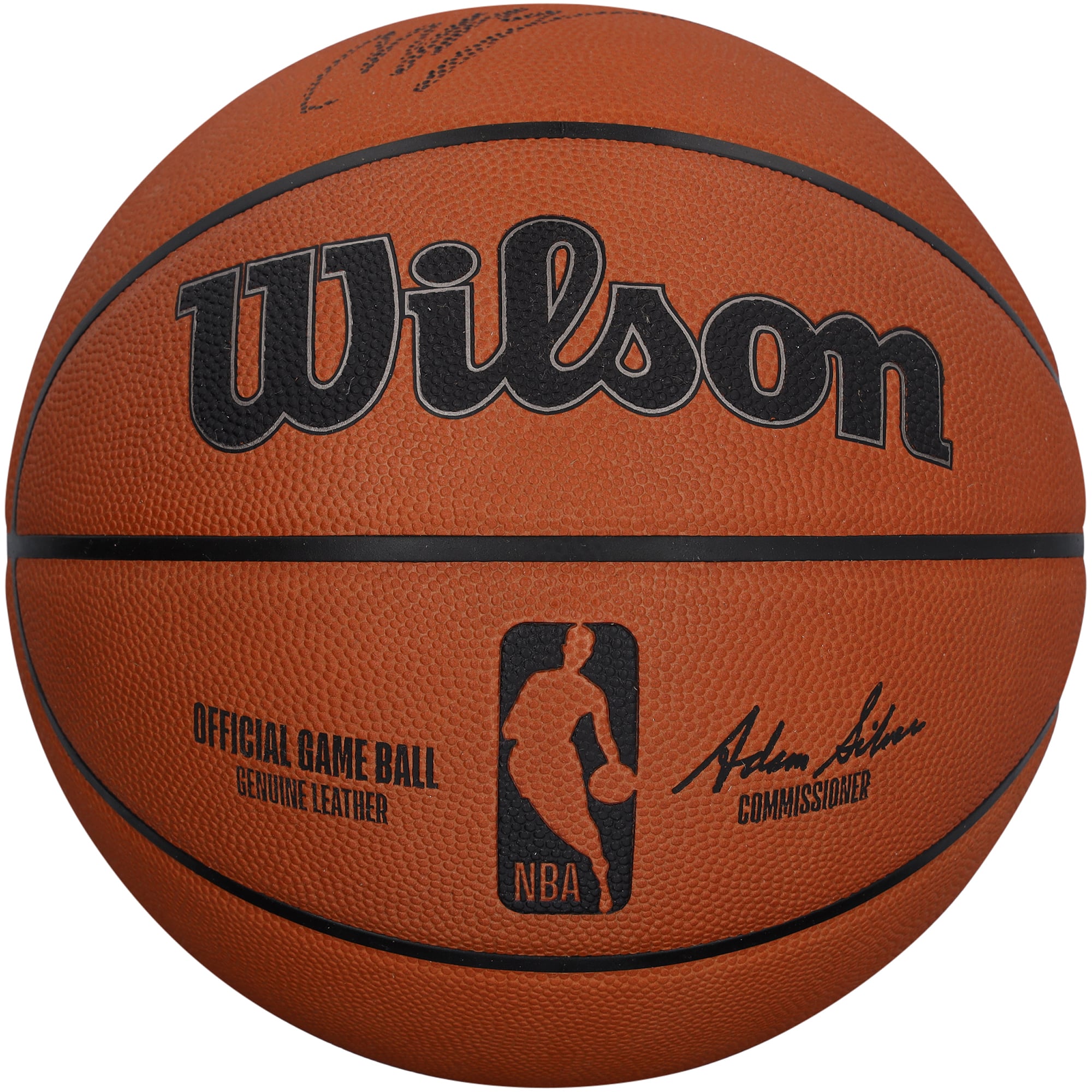 Ballon de basket officiel Wilson autographié par Victor Wembanyama des San Antonio Spurs