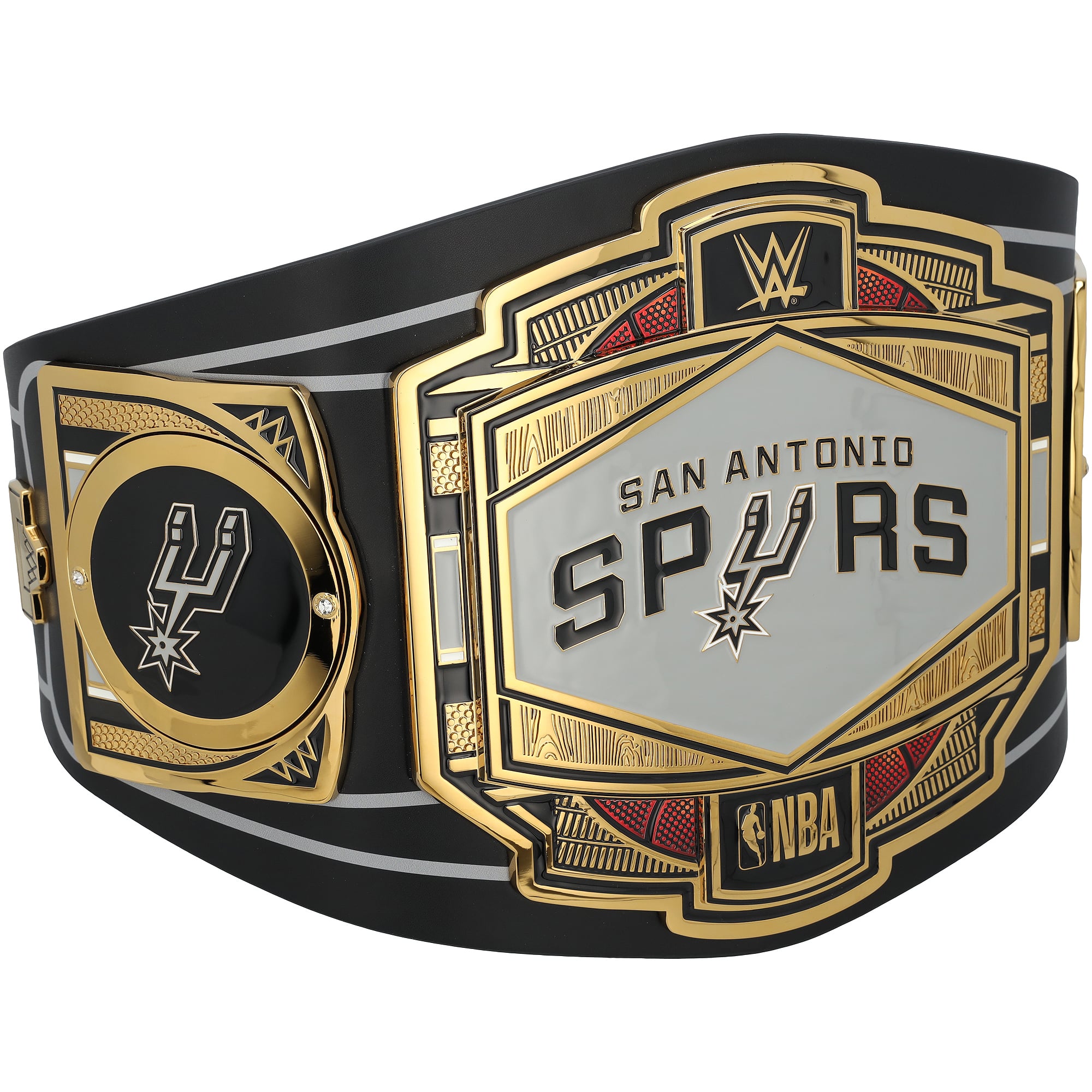 Ceinture de titre WWE Legacy autographiée par Victor Wembanyama des San Antonio Spurs