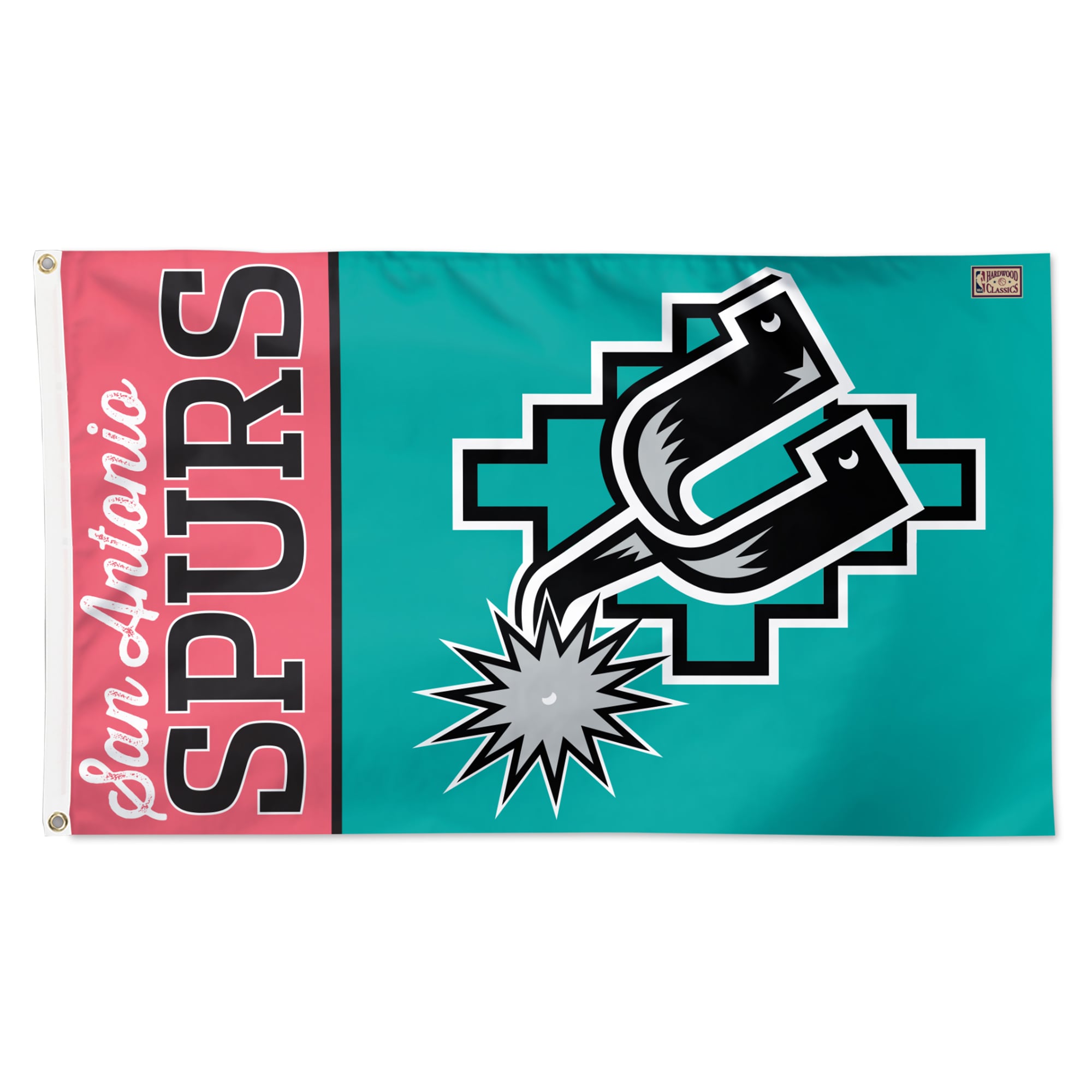 Drapeau WinCraft San Antonio Spurs 3' x 5' Heritage Deluxe simple face