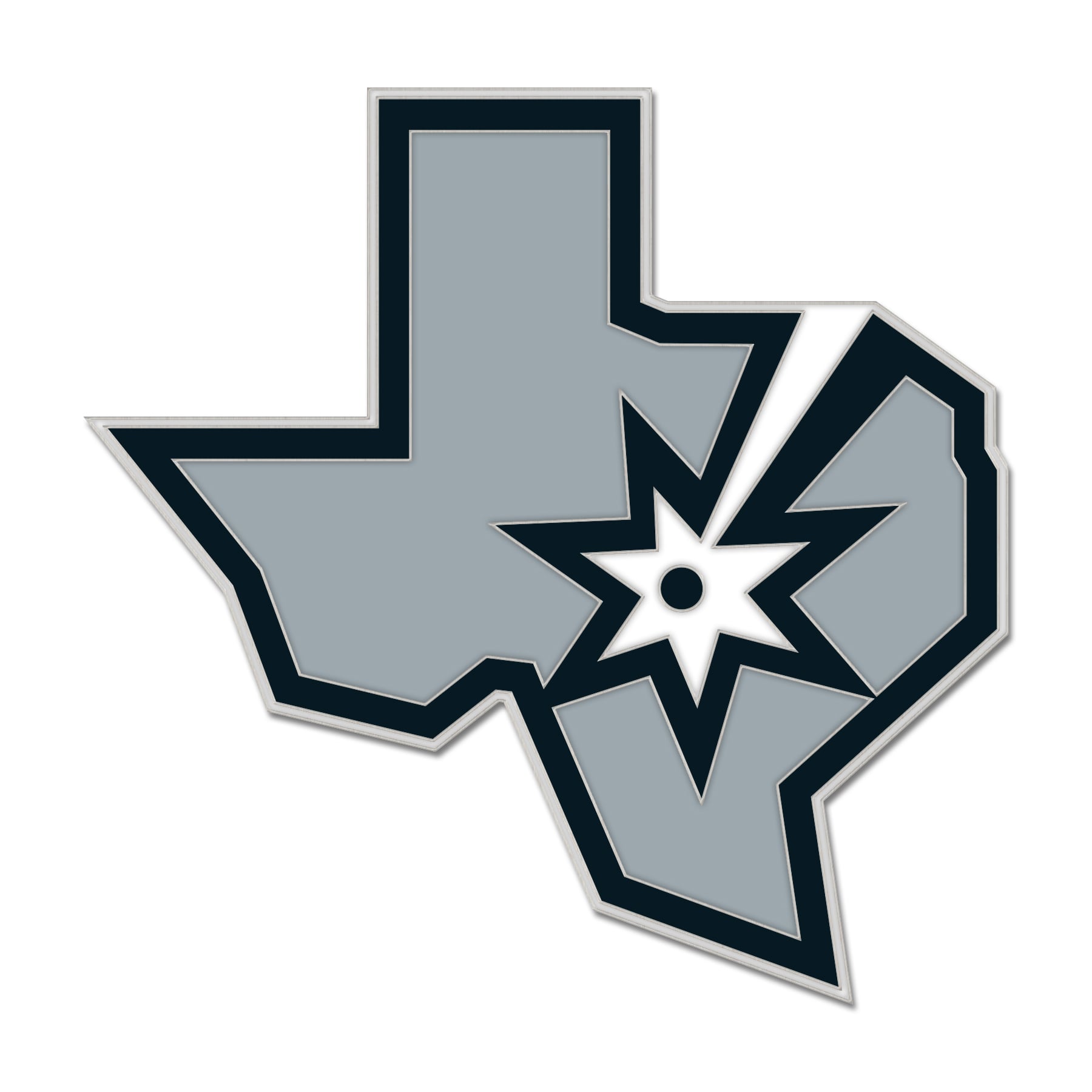 Pin de collection avec logo secondaire WinCraft San Antonio Spurs