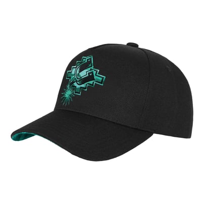  San Antonio Spurs Mitchell & Ness Youth 404 Club Camo Pro Pinch Snapback Hat - Black