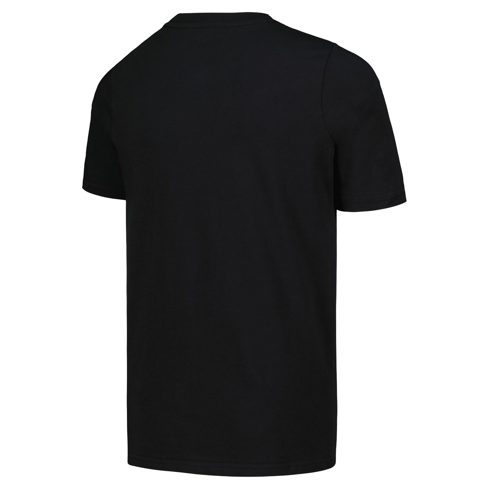 Youth Mitchell & Ness Black San Antonio Spurs Hardwood Classics Retro Logo T-Shirt