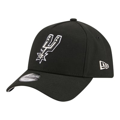  San Antonio Spurs New Era Youth 9FORTY A-Frame Adjustable Hat - Black
