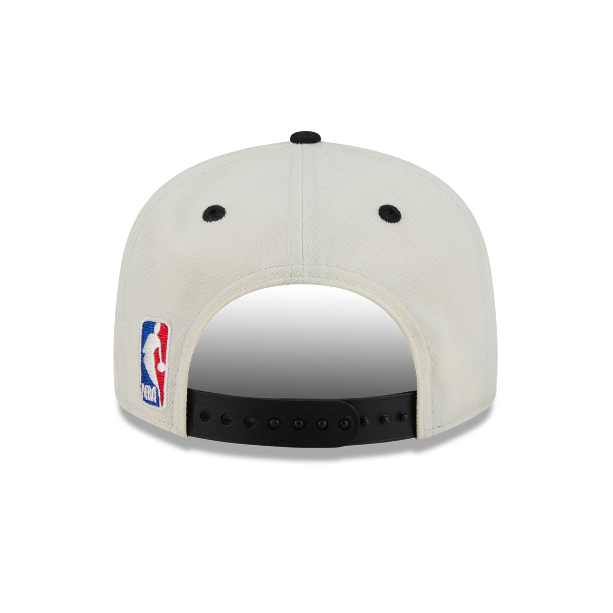 Casquette snapback New Era Classic 9FIFTY crème/noire pour jeunes San Antonio Spurs