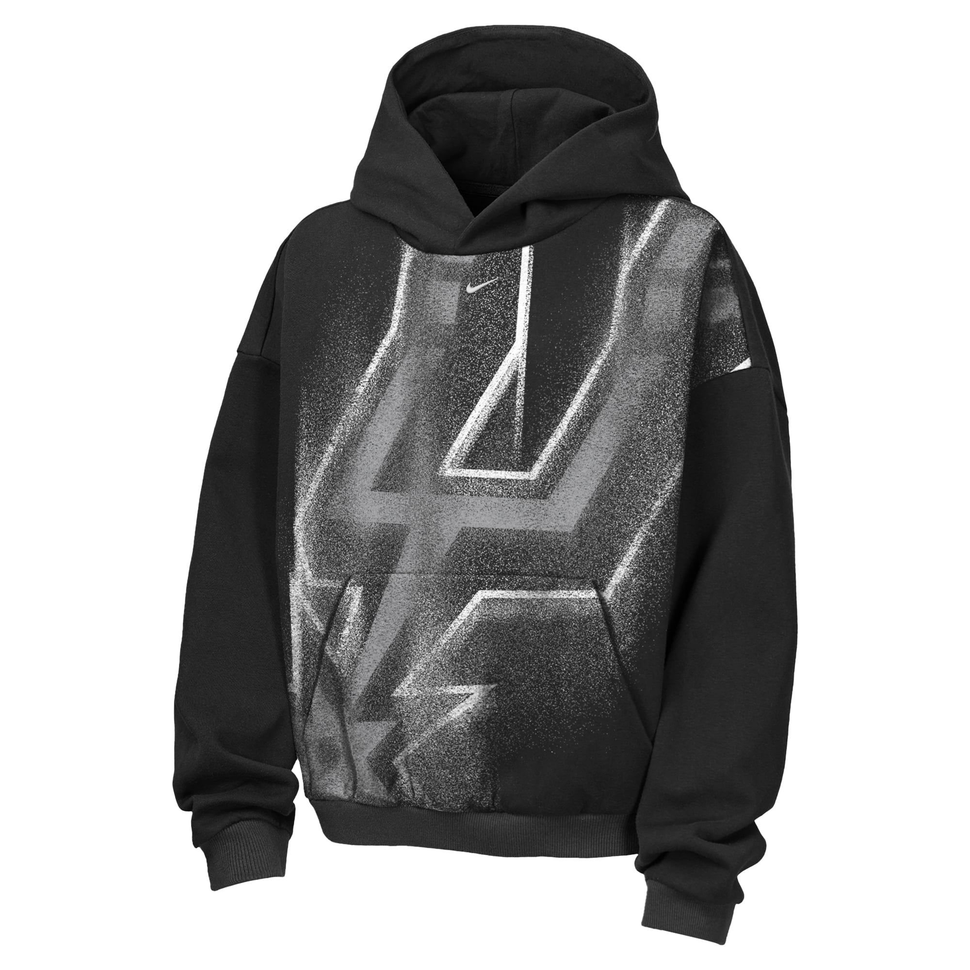 Sweat à capuche Nike noir San Antonio Spurs 2026 Standard Issue Practice Icon Fleece pour enfant