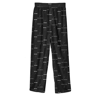 San Antonio Spurs Outerstuff Youth Printed Pajama Pants - Black