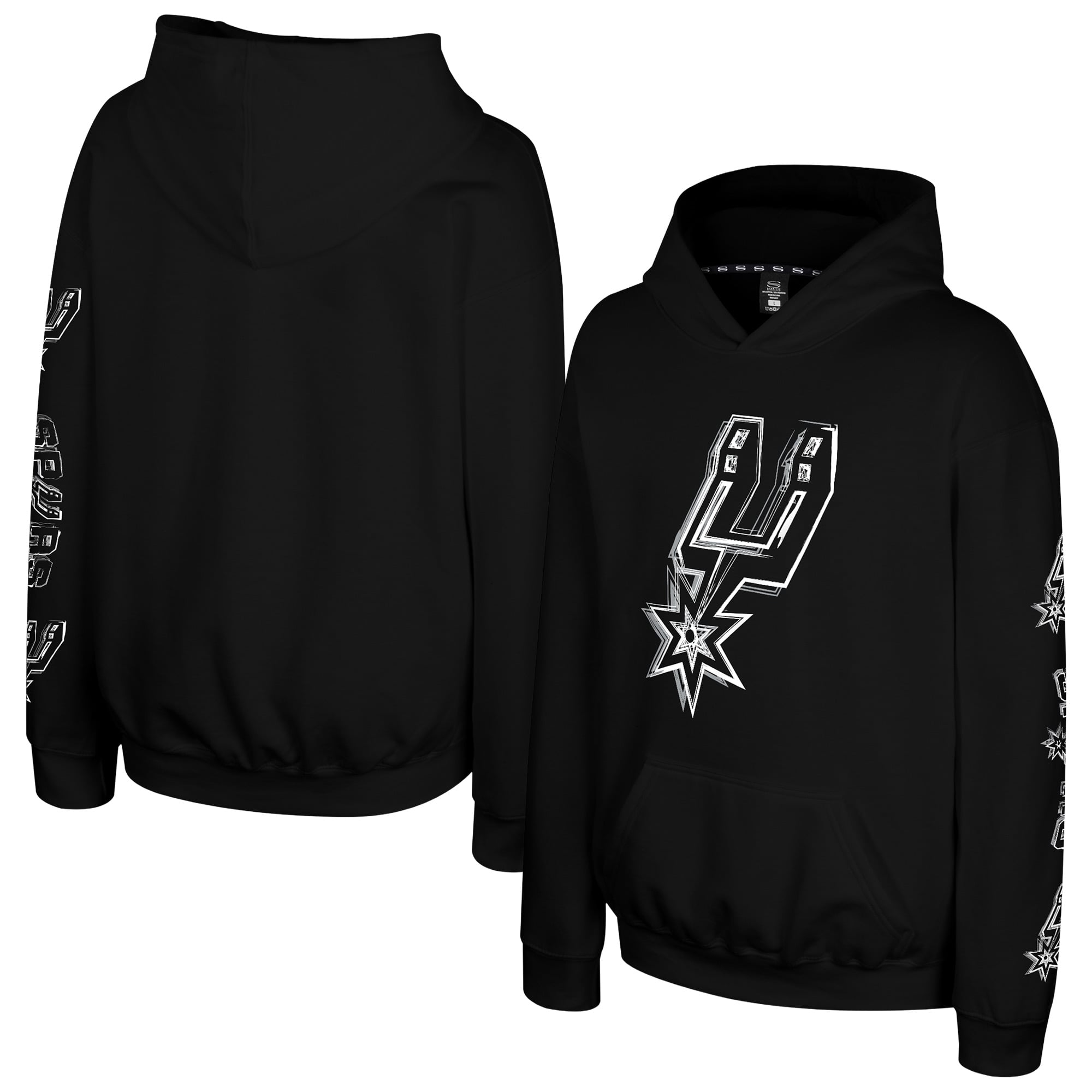Sweat à capuche Youth Stadium Essentials noir San Antonio Spurs Legends Elementized