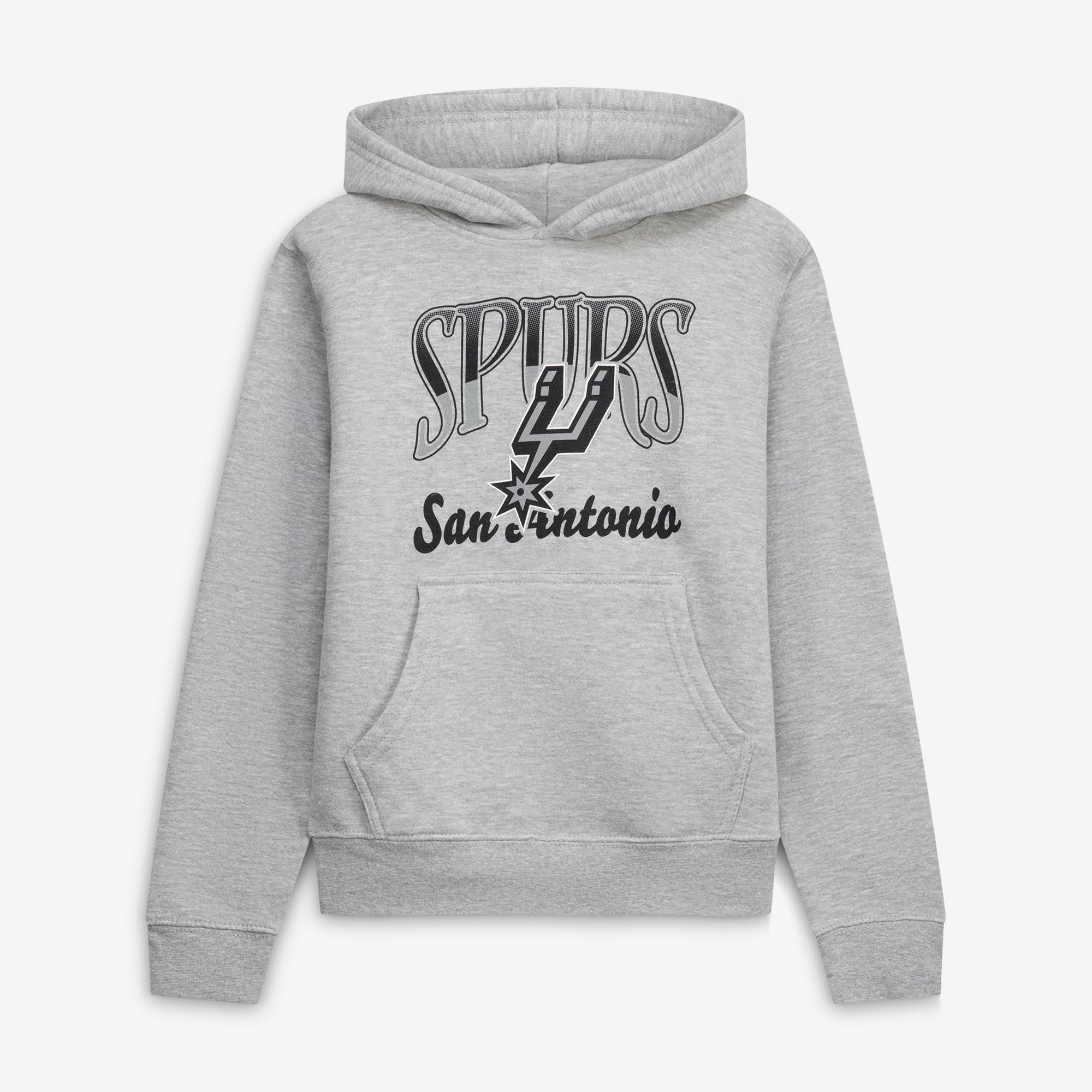 Sweat à capuche Sky High gris chiné des San Antonio Spurs Youth Stadium Essentials