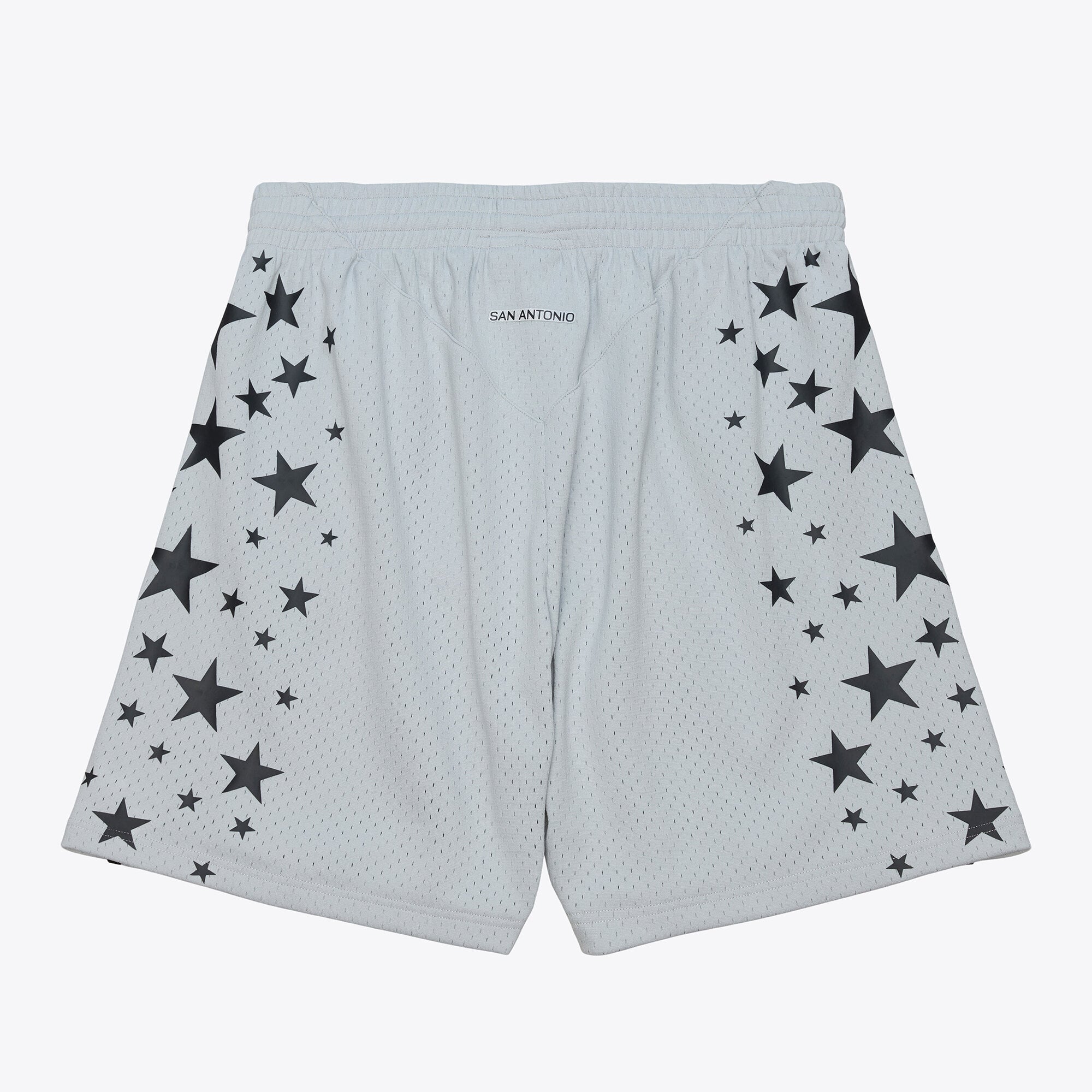 Men's Mitchell & Ness Silver San Antonio Stars 2007 Swingman Shorts - Court Origins