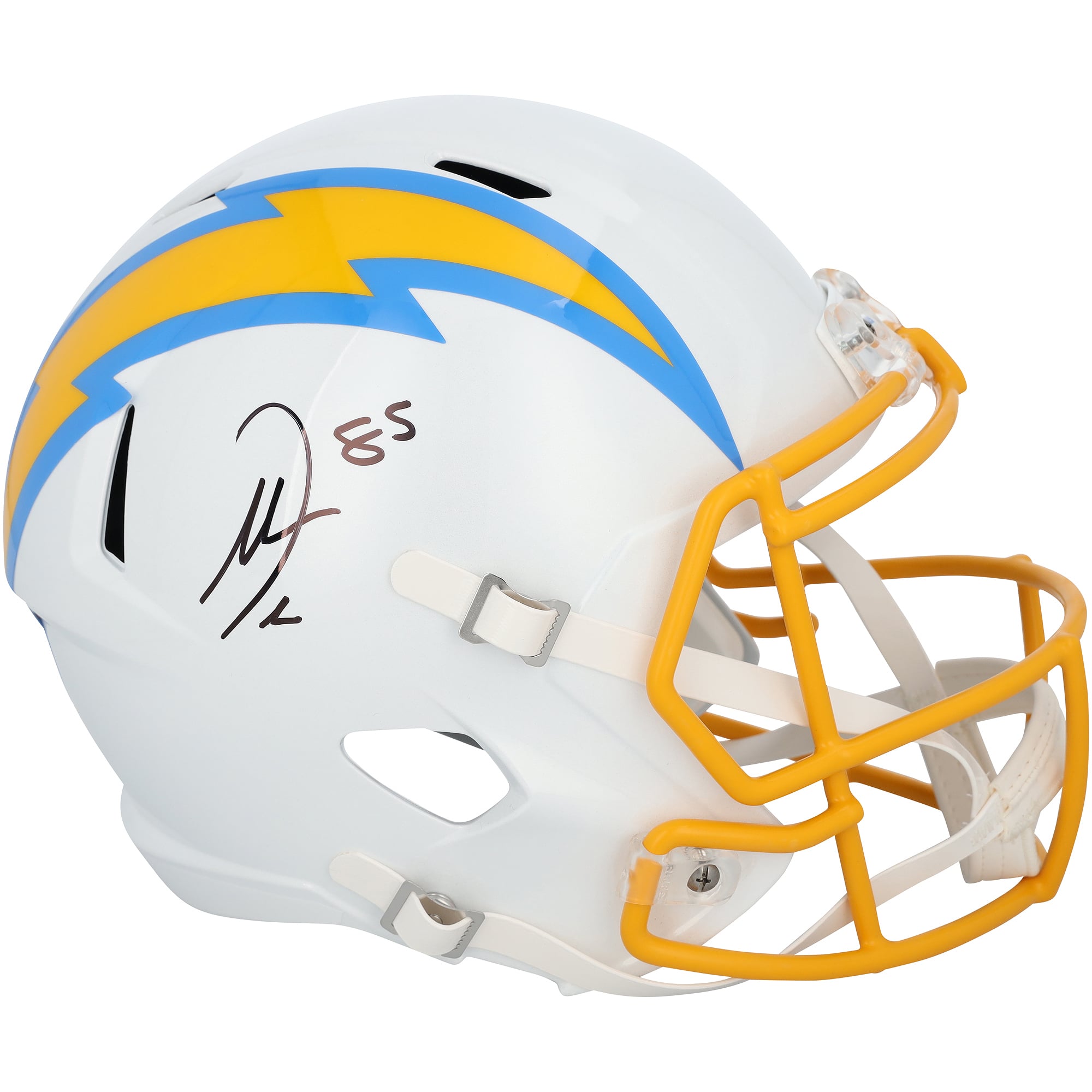 Casque réplique Riddell Speed ​​2020 autographié par Antonio Gates des Chargers de San Diego