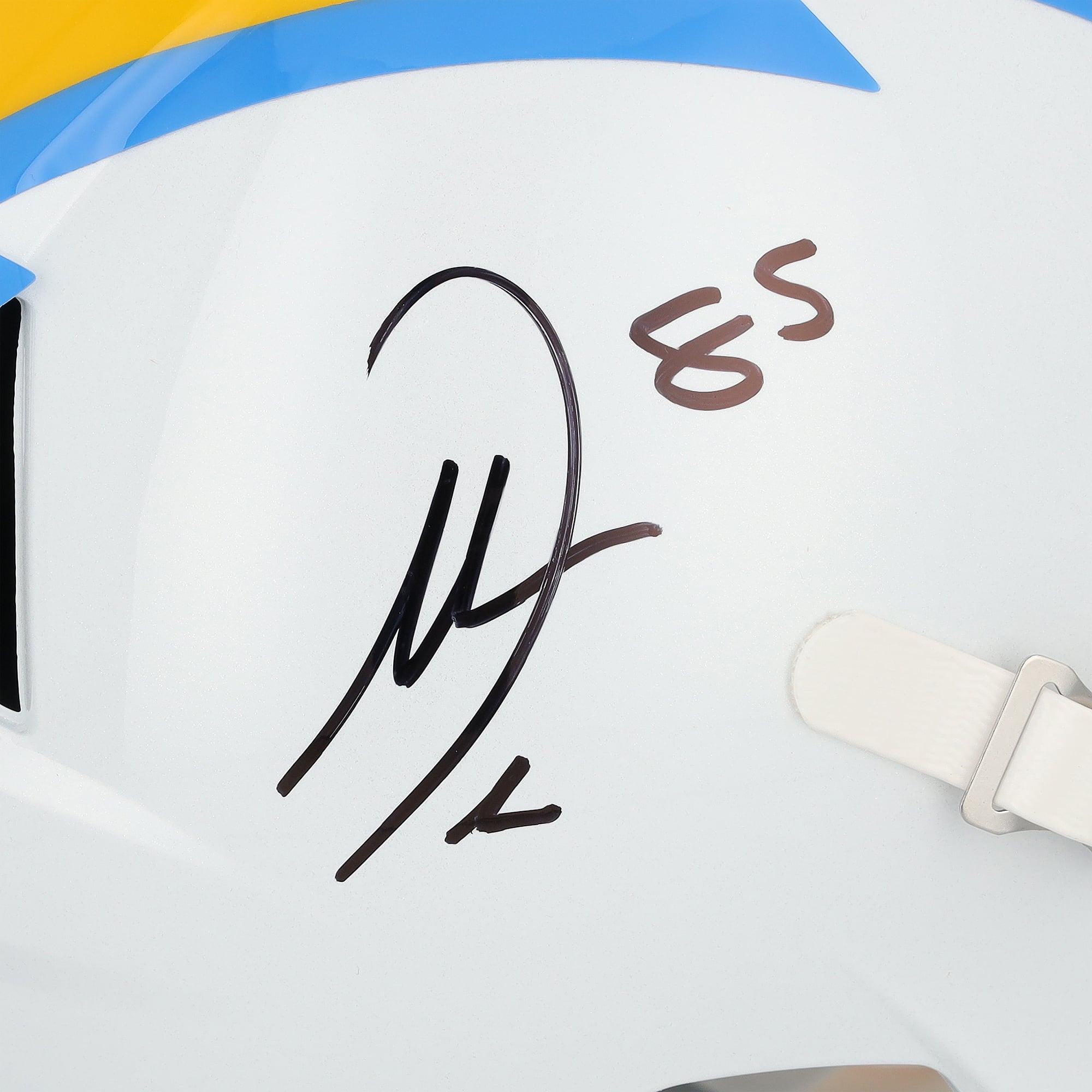 Casque réplique Riddell Speed ​​2020 autographié par Antonio Gates des Chargers de San Diego