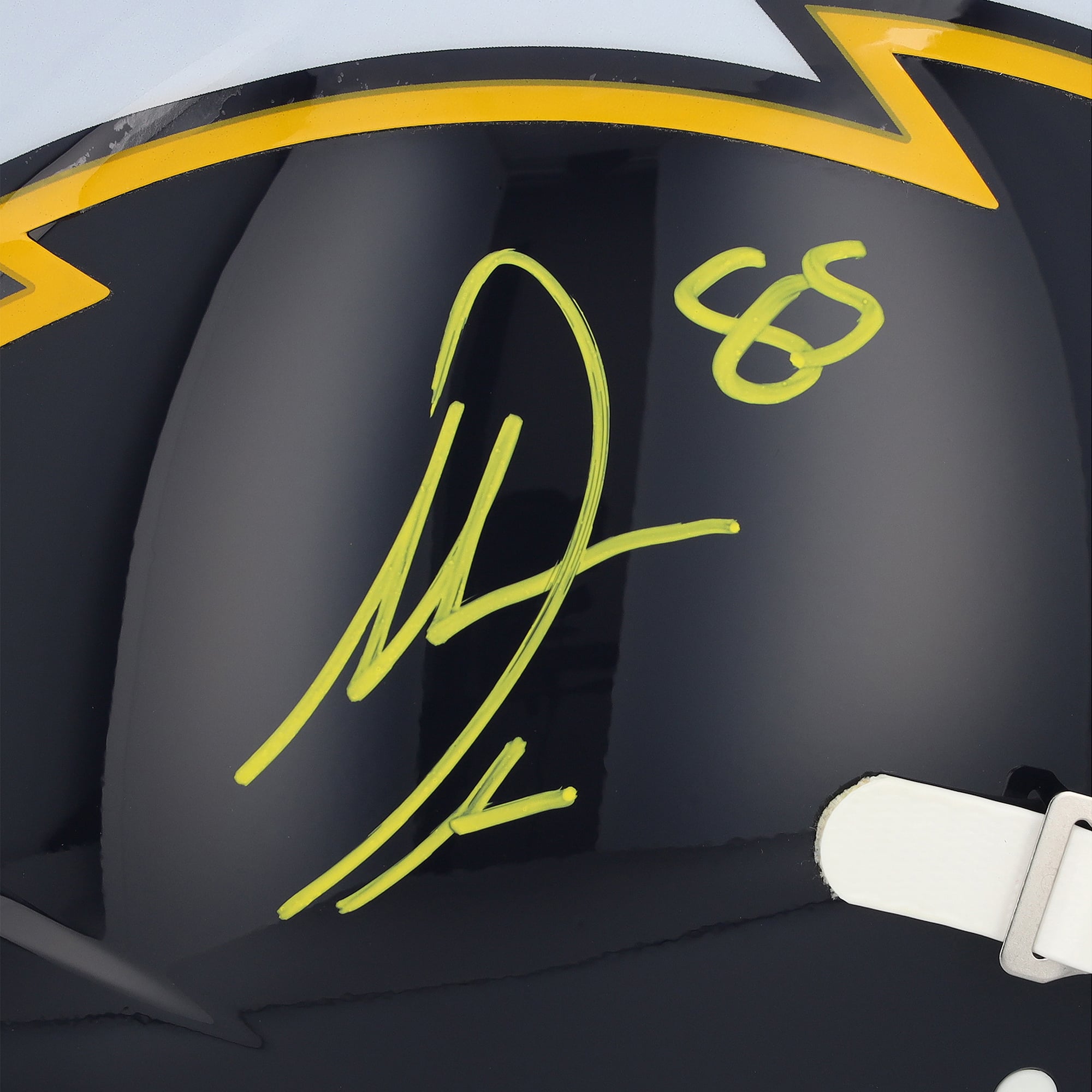 Casque Riddell Alternate Speed ​​Authentic autographié par Antonio Gates des Chargers de San Diego