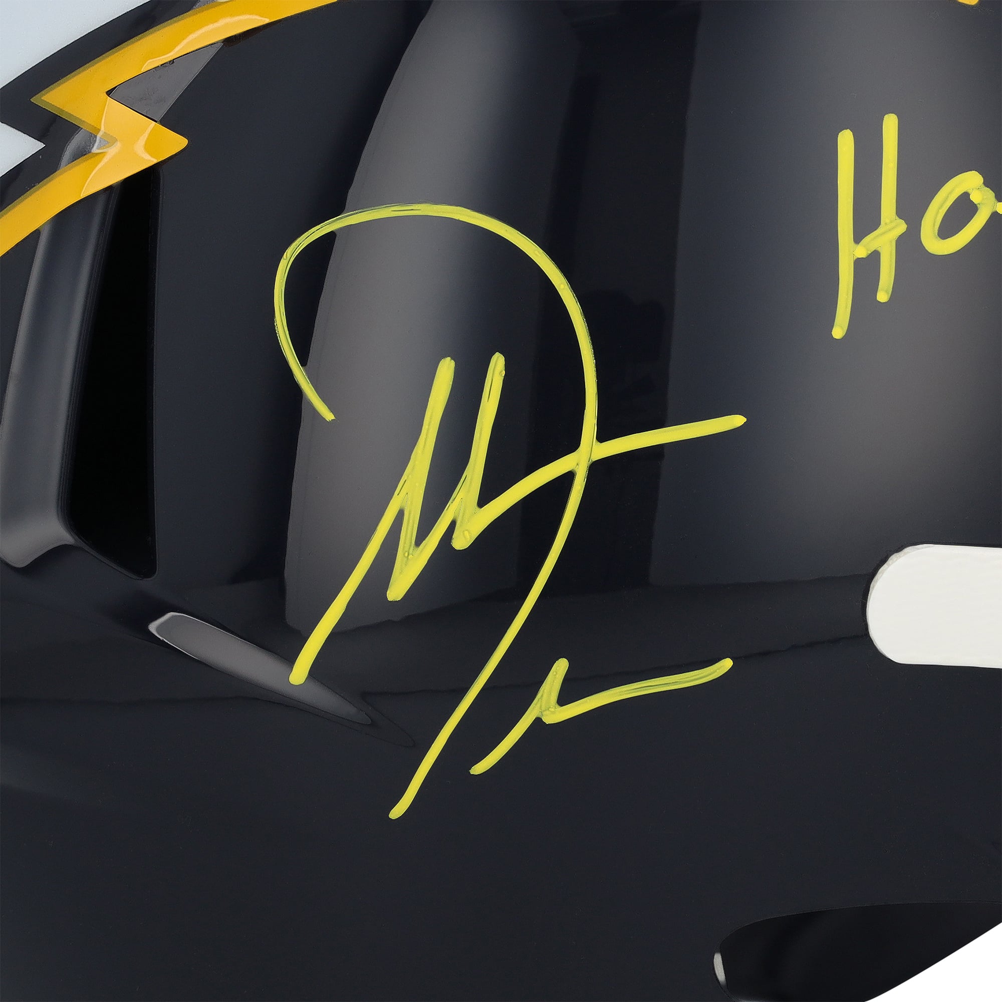 Casque réplique Riddell 2025 Alternate Speed ​​autographié par Antonio Gates des Chargers de San Diego, avec inscription « HOF 25 ».
