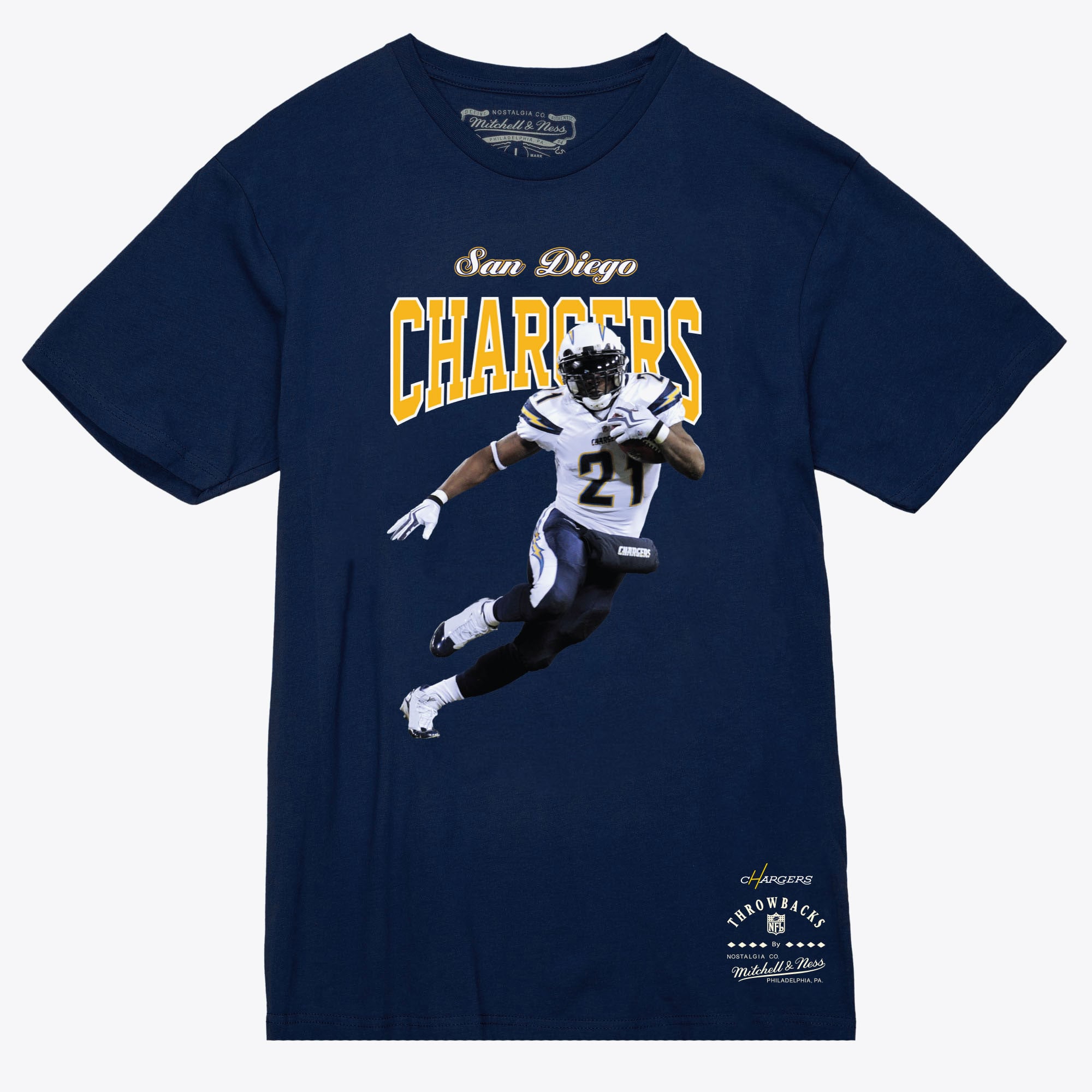 LaDainian Tomlinson San Diego Chargers Navy Sideline T-Shirt