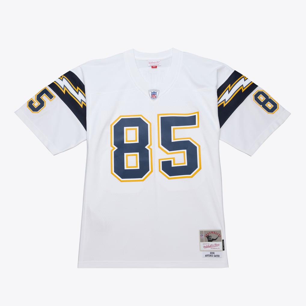 Men's Antonio Gates White San Diego Chargers 2006 Legacy Jersey