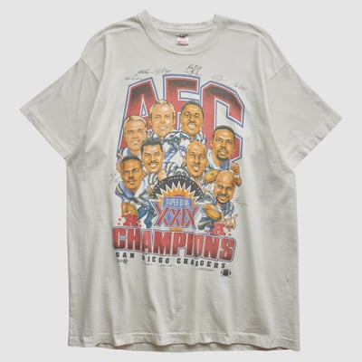 San Diego Chargers Fruit of the Loom 1995 T-shirt - White - XL by Fanatics Real Vintage