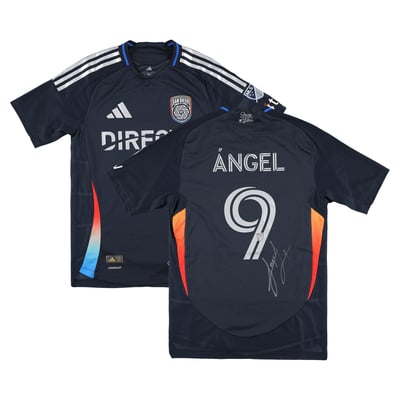 Tomás Ángel San Diego FC Autographed Fanatics Authentic Match-Used #9 Navy Jersey from the 2025 MLS Season - Size S