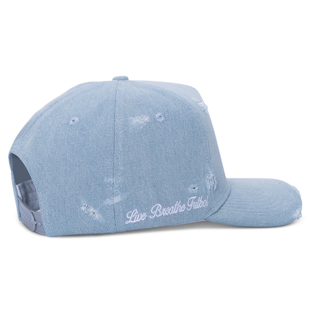 Unisex San Diego FC Live Breathe Futbol Light Blue Distressed Snapback Hat
