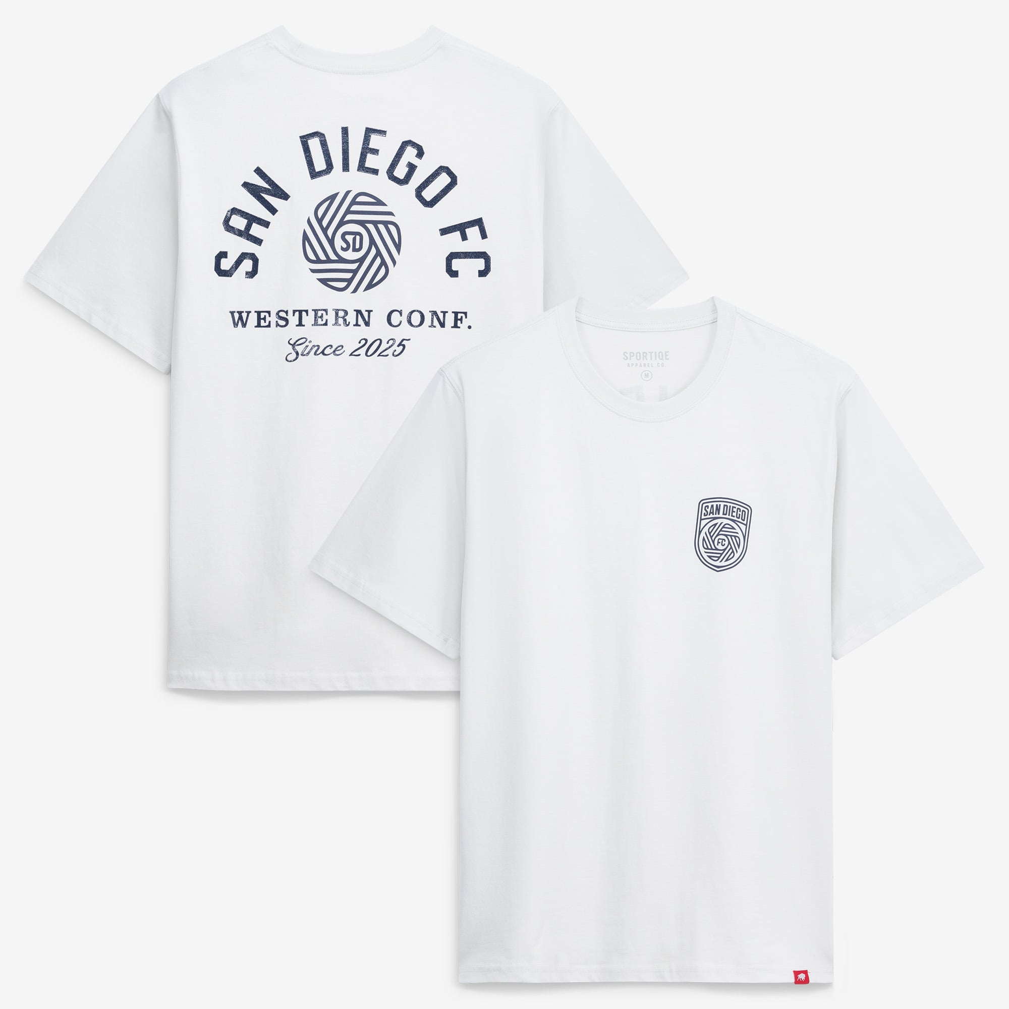 Unisex San Diego FC Sportiqe White Duke T-Shirt