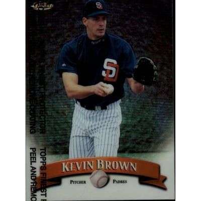1998 Finest Refractors #156 Kevin Brown