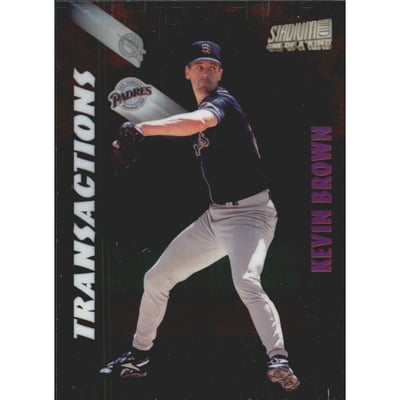 1998 Stadium Club One Of A Kind #356 Kevin Brown TR