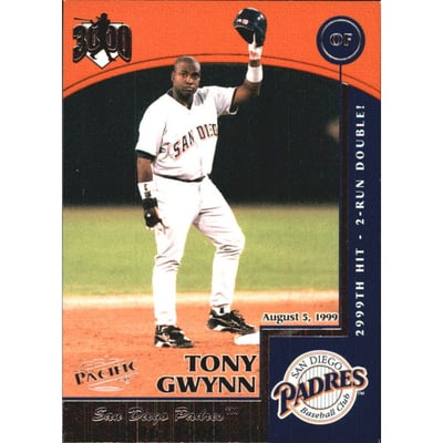 1999 Pacific Omega Hit Machine 3000 #18 Tony Gwynn