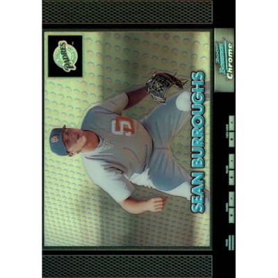 2000 Bowman Chrome Retro/Future Refractors #255 Sean Burroughs