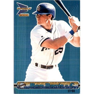 2000 Pacific Prism Holographic Blue #125 Ben Davis