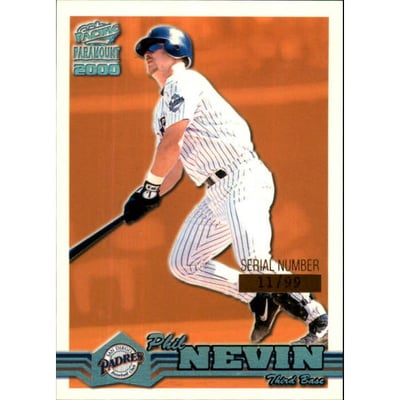 2000 Paramount Holographic Green #206 Phil Nevin