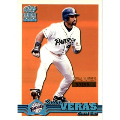 2000 Paramount Holographic Green #208 Quilvio Veras
