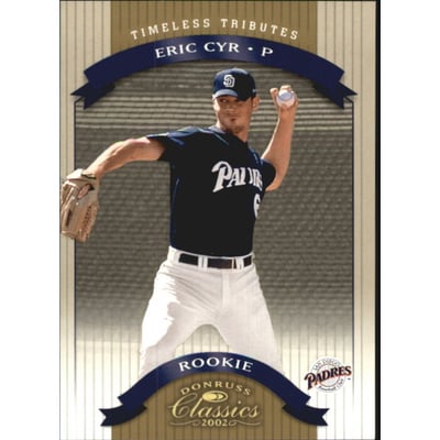 2002 Donruss Classics Timeless Tributes #109 Eric Cyr ROO