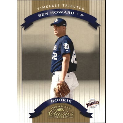 2002 Donruss Classics Timeless Tributes #120 Ben Howard ROO