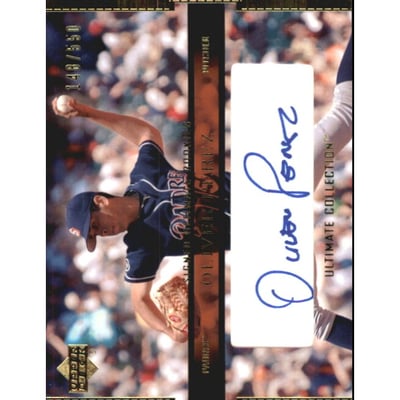 2002 Ultimate Collection #117 Oliver Perez UR AU RC