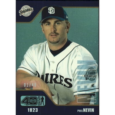 2002 Upper Deck 40-Man Electric Rainbow #851 Phil Nevin