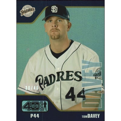 2002 Upper Deck 40-Man Electric Rainbow #857 Tom Davey