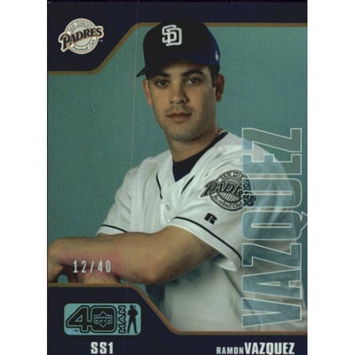 2002 Upper Deck 40-Man Electric Rainbow #858 Ramon Vazquez