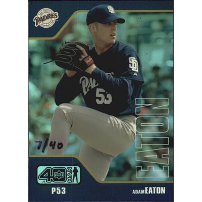 2002 Upper Deck 40-Man Electric Rainbow #863 Adam Eaton
